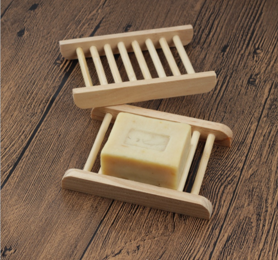 Bathroom Wooden Soap Case Holder, Different Types Sink Deck Bathtub Shower Dish for Soap Sponge Scrubber